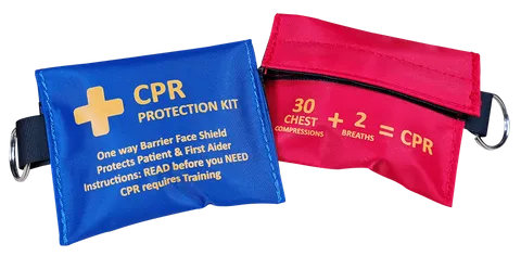 Cpr Shield &Amp; Gloves In A Key Pouch 2 Cpr Shield &Amp; Gloves In A Key Pouch